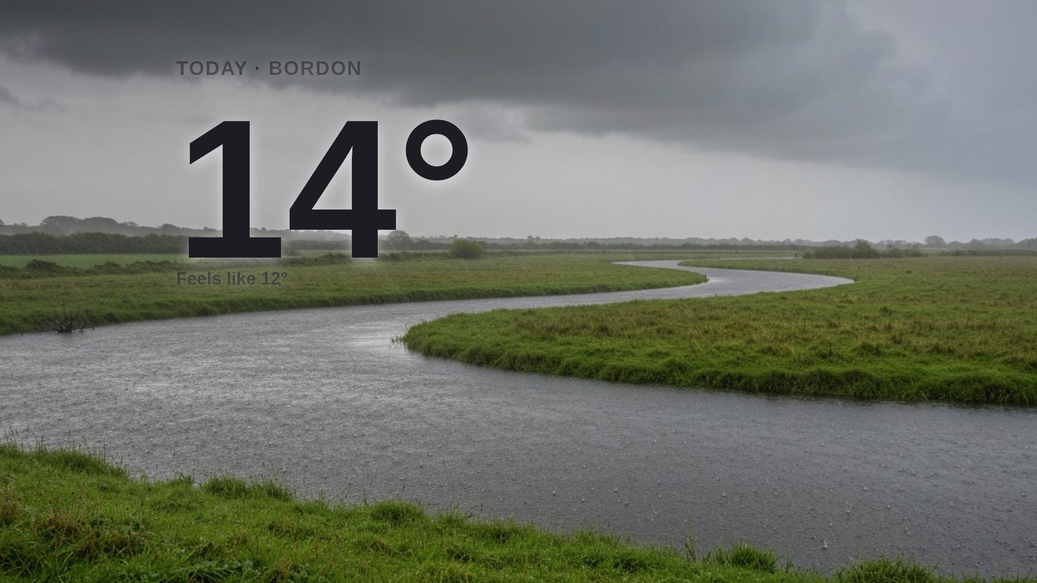 Heavy rain on the way for Bordon - here's your Thursday forecast