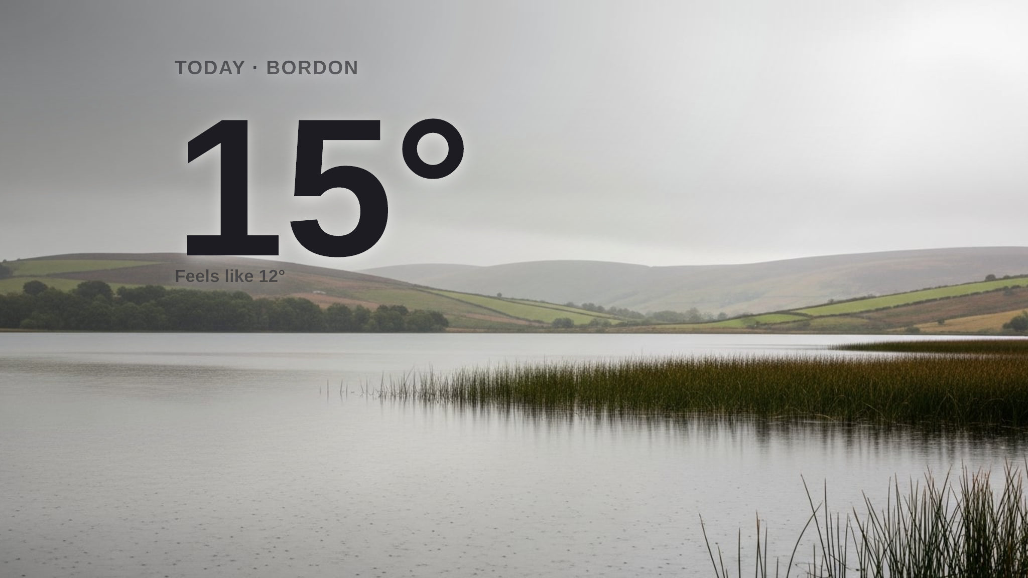 Rain on the way for Bordon today - here's your Tuesday forecast