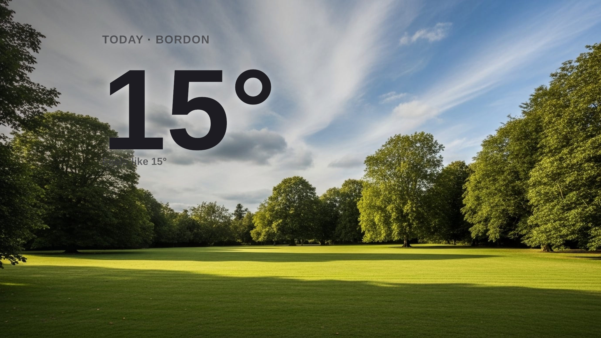 Clouds and sun for Bordon today - here's your Thursday forecast